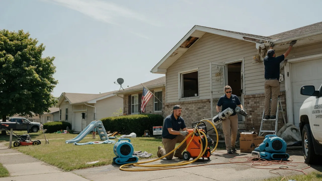 Water Damage Restoration in Champaign, IL near me